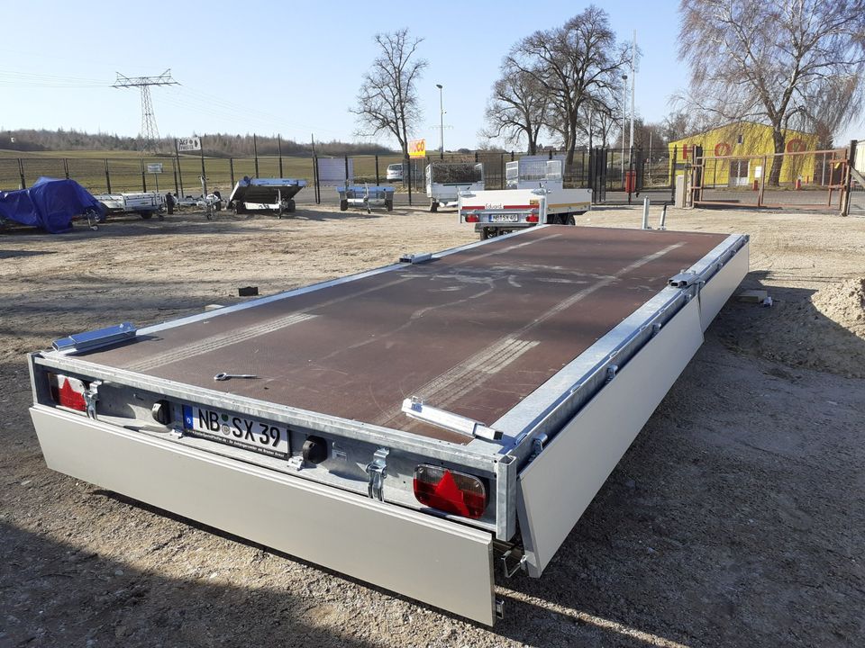 3500 Kg Anhänger XXL 6 x 2,2 m Transport Trailer KFZ mieten in Neubrandenburg