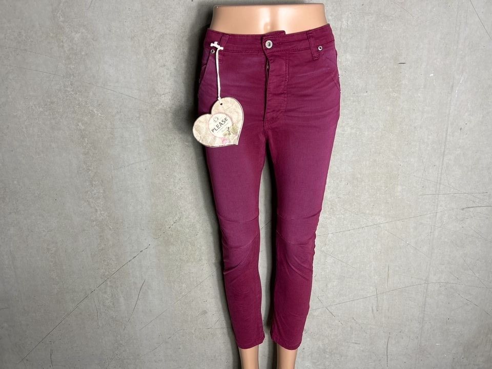 Please jeans Bordeaux neu gr xxs 32 140 in Erlabrunn