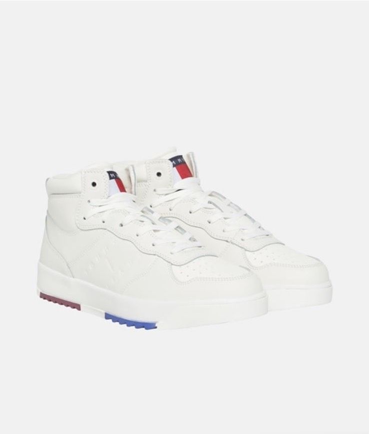 TOMMY HILFIGER Leder sneaker Schuhe 42 in Tegernheim