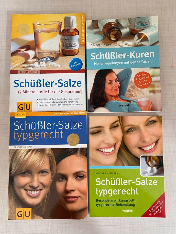 Schüßler-Salze 12 Mineralstoffe für die Gesundheit 4 Bücher in Frankfurt am Main