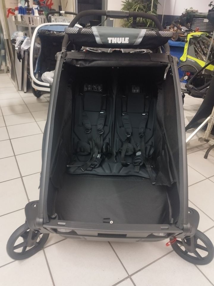 NEU THULE SPORT 2 FAHRRADANHÄNGER IN MIDNIGHT BLACK in Bottrop