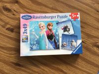 Puzzles Disney Frozen Ravensburger 3x49 Teile ab 5 Jahren Bayern - Palling Vorschau