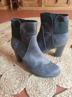 Stiefelette Schuhe Tracht Dirndl Weihnachtsfeier Anthrazit 40 Bayern - Germering Vorschau