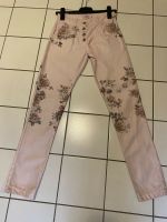 W. neu: Pink-Made in Italy: Gr. S (36) Jeans/Hose rosa m Blumen Niedersachsen - Damme Vorschau