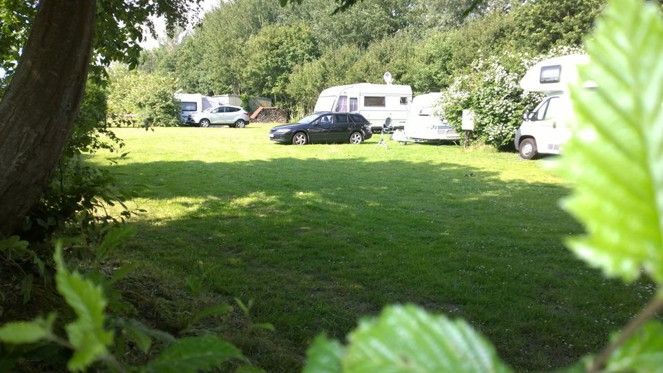 Camping an der schönen Eider in Hollingstedt b Delve Holst