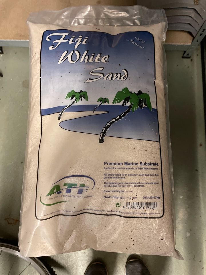 Meersand Fiji white Sand 9 kg in Haslach im Kinzigtal