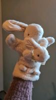 Rieger Handpuppe Hase mit Baby Wollflor 2er Set Brandenburg - Tantow Vorschau