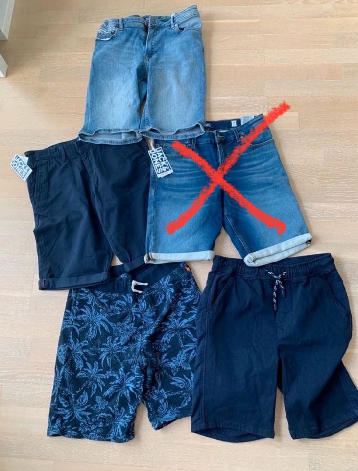 4 Kurze Hosen/Shorts Jack and Jones, Review, Ralph Lauren Gr. 170 in Selm