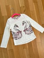 Neu Monsoon Shirt Schwan Glitzer handbestickt Gr. 110 / 116 Dresden - Innere Altstadt Vorschau