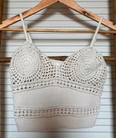crochet top cute sexy Häkelspitze Häkel crop cropped H&M M 36 38 Hessen - Wiesbaden Vorschau