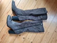 Graue Samtstiefel Größe 38 Baden-Württemberg - Ravensburg Vorschau