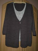 Strickpullover - Jacke - Braun / Grau - Gr. 44 - Gr.L Niedersachsen - Rethemer Vorschau