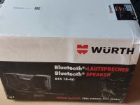 Würth Bluetooth-Lautsprecher Akku Radio BTS 18-40 NEU OVP Baden-Württemberg - Tiefenbronn Vorschau