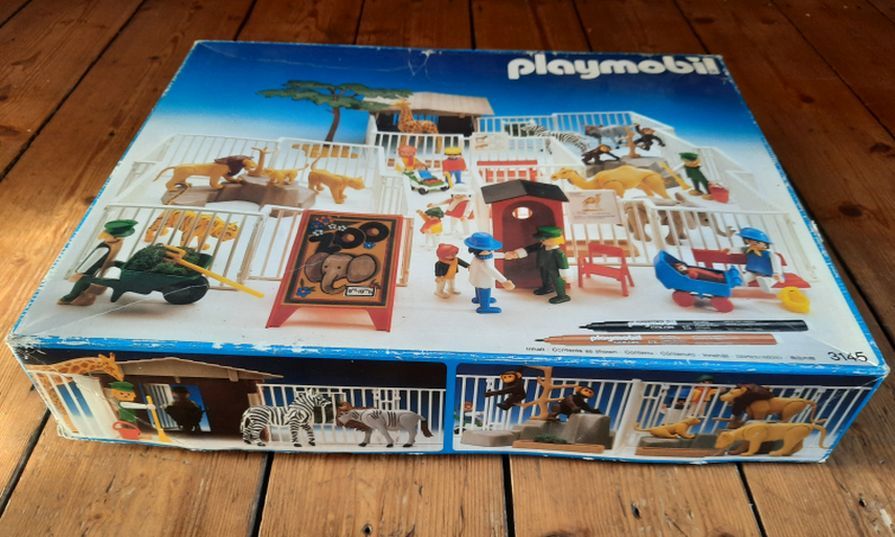 Playmobil Zoo Nr.3145 – von 1991 mit Aufbauplan + original Karton in Rust