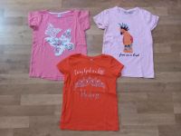 3 tlg Set Paket Tshirt Shirt Rosa Rot Glitzer Pailletten Spitze Pankow - Französisch Buchholz Vorschau