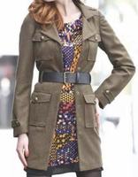 Mantel 3 SUISSES Wollmantel Jacke Trenchcoat Gr.32 XXS NEU Khaki Thüringen - Gotha Vorschau