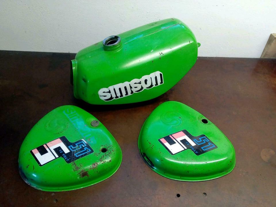 Simson S50, S51 Tankset DDR Original Lack in Chemnitz