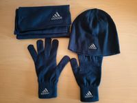 Adidas Winterset Mütze Schal Handschuhe dunkelblau NEU Niedersachsen - Barsinghausen Vorschau