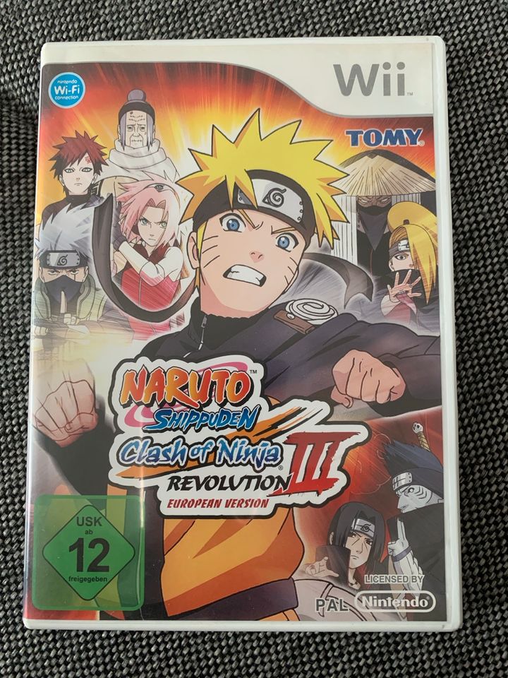 Naruto Shippuden Clash of Ninja Revolution 3 European Version in Villingen-Schwenningen