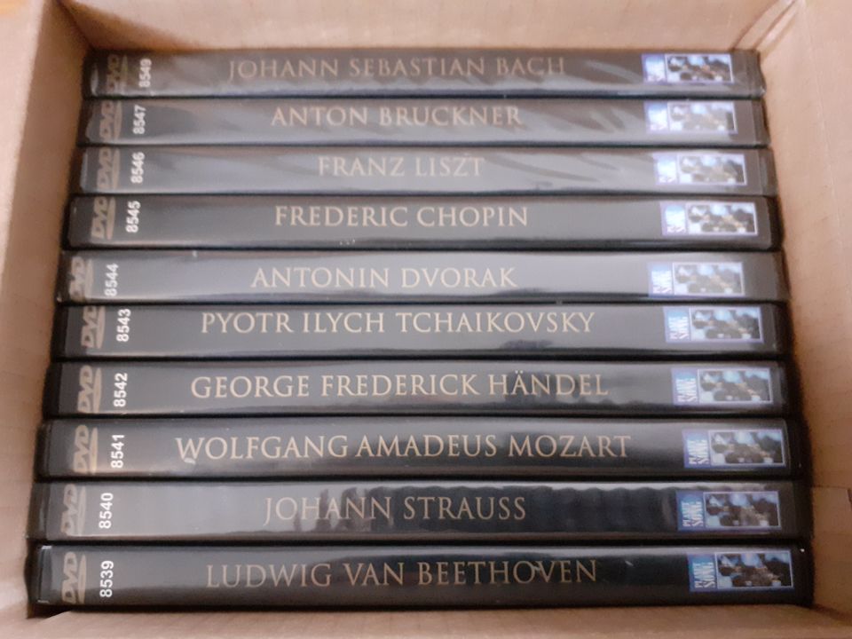 10 Klassik DVDs Musik Bach Chopin Mozart Beethoven kpl 4 EUR / je in Regensburg