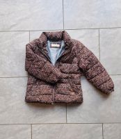 Mango kids Winterjacke 116, braun schwarz Blumen, mit Kapuze Nordrhein-Westfalen - Haltern am See Vorschau