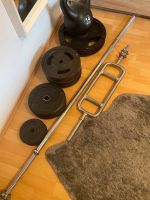 Fitness Bank mit Gewichten 95kg Bayern - Augsburg Vorschau