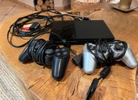 PS2 PlayStation mit 2 Controller zu verkaufen Bayern - Ohlstadt Vorschau