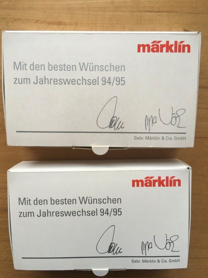 Märklin Sonderwagen Jahreswechsel 94/95 - 60 J. H0 in Grünendeich Niederelbe