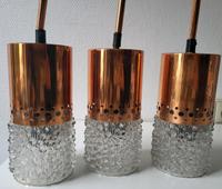 DDR Retro Kupferfarbene Hängelampe Pendelleuchten Deckenlampe Sachsen - Taucha Vorschau