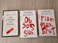 Thriller von Simon Beckett, die Chemievdes Todes, Obsession u.a. Baden-Württemberg - Karlsbad Vorschau