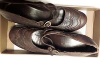 Pumps,Riemchenpumps, Spangenpumps,Weite H, 37, Leder, braun Rheinland-Pfalz - Freinsheim Vorschau