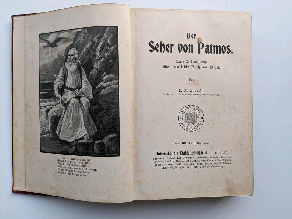 Der Seher von Patmos von L. R. Conradi Offenbarung Apokalypse in Rutesheim  