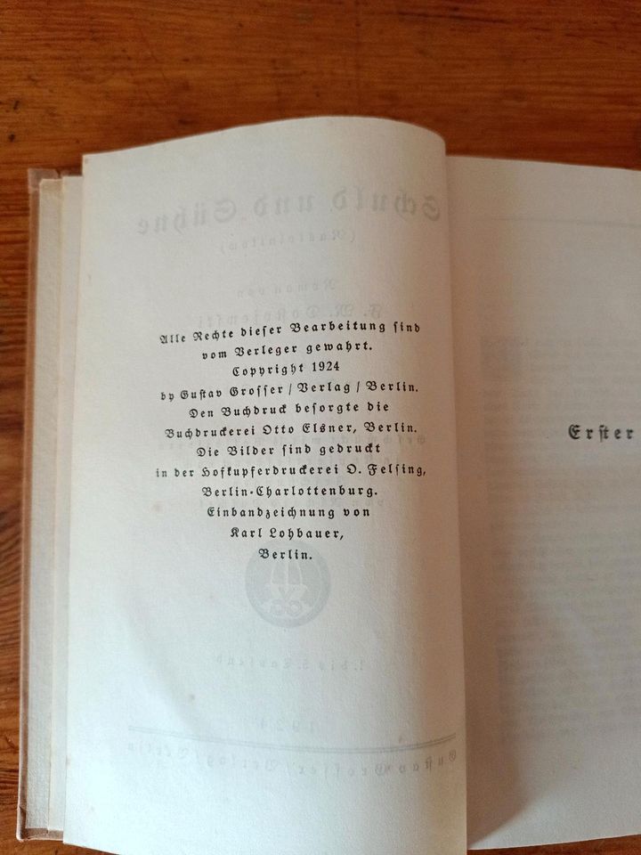 Buch von 1924 - Schuld und Sühne - Dostojewski in Nennhausen