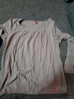 edc langarm festliches Shirt camel Gr L Sachsen-Anhalt - Salzwedel Vorschau