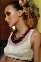 Bralette Dreiecksschal mit  Pailletten Rand Pattern  Anfertigung Niedersachsen - Wolfsburg Vorschau