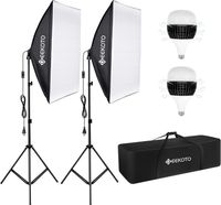 GEEKOTO Softbox Set Fotostudio 50 x 70cm, 2 Stück NEU und OVP Sachsen-Anhalt - Halle Vorschau