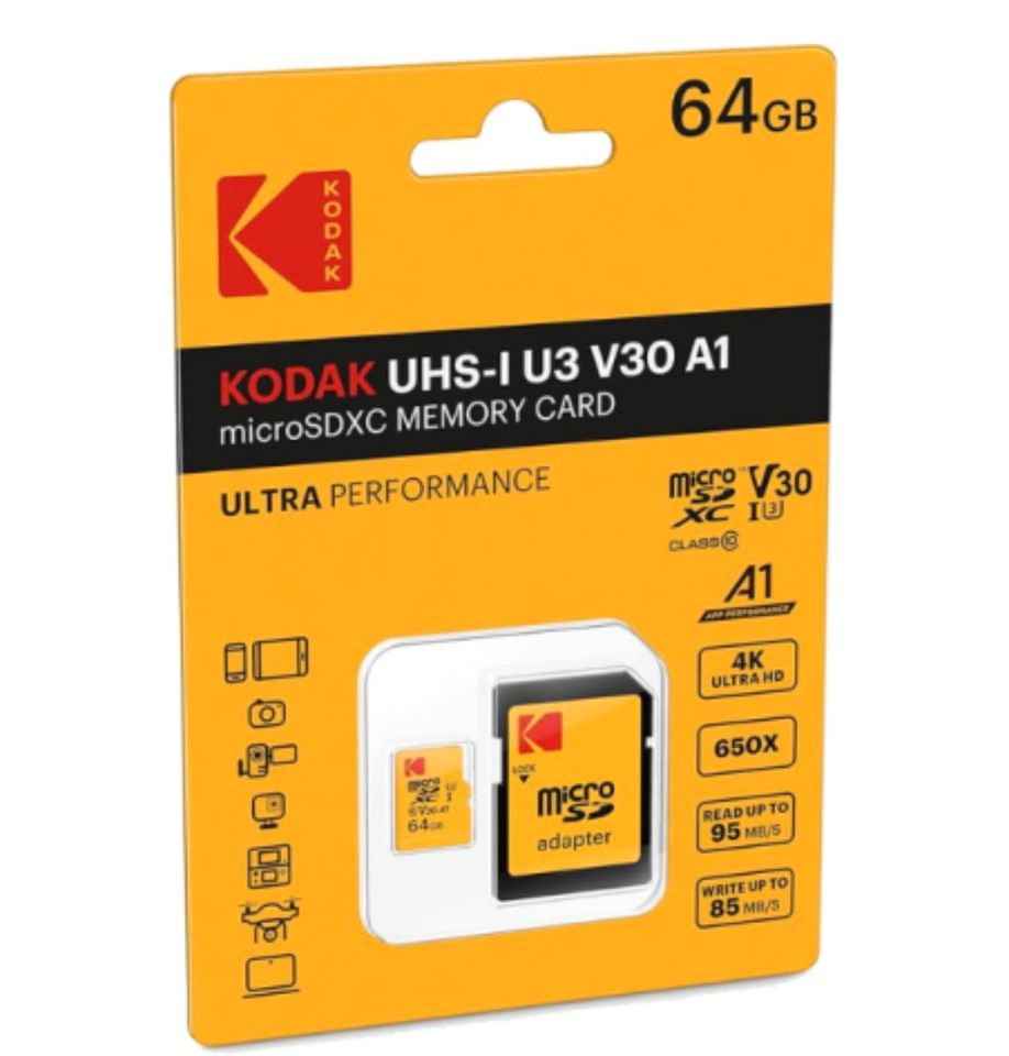 64 GB Kodak Speicherkarte UHS-I U3 V30 A1 Memory Card neu in Arnsberg
