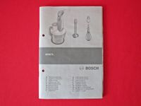 Bosch MSM78 Gebrauchsanweisung in mehreren Sprachen Köln - Nippes Vorschau