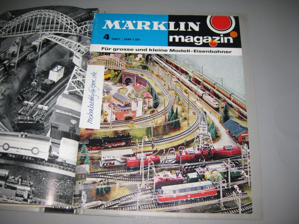 Märklin Magazin 1 Erstausgabe +2/65, 1-4/66 u. 1,2 +4/67 Konvolut in Felsberg