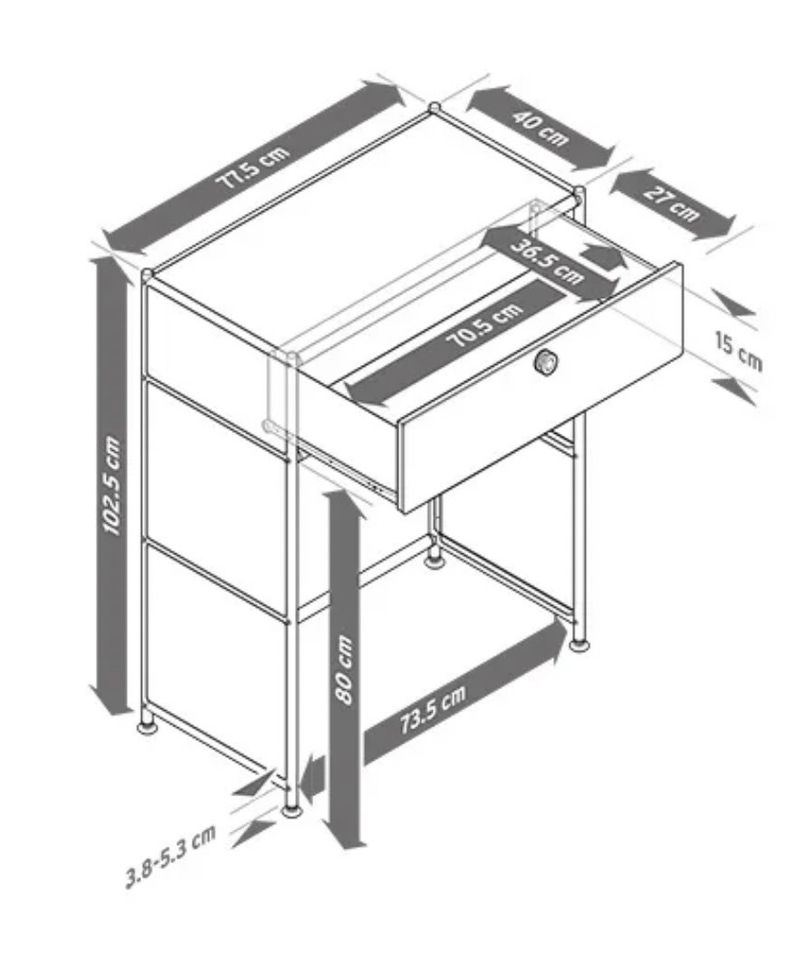 Metall Konsole Tchibo schwarz Sidetable Kommode in Lübeck