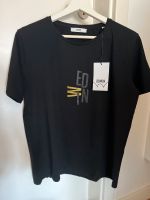 Schwarzes T-Shirt mit Aufdruck von Edwin NEU Hamburg - Harburg Vorschau