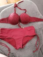 Weinroter neuwertiger Bikini Größe 42/85B Hessen - Rimbach Vorschau