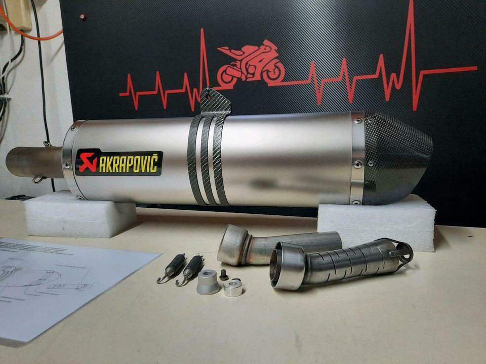 Akrapovic Auspuff, F 650 / 700 / 800 GS, 2008 - 2016, 2 db-killer in Regensburg