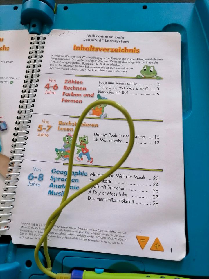 Leap Frog LeapPad mit Buch und Spiel in Barntrup