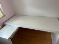 MALM Schreibtisch mit Ausziehplatte weiß, 151x65 cm Nordrhein-Westfalen - Erkrath Vorschau