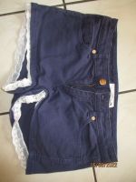 LOGG H&M super kurze Shorts Gr 170 XS dunkelblau Jeansoptik Spitz Niedersachsen - Bramsche Vorschau