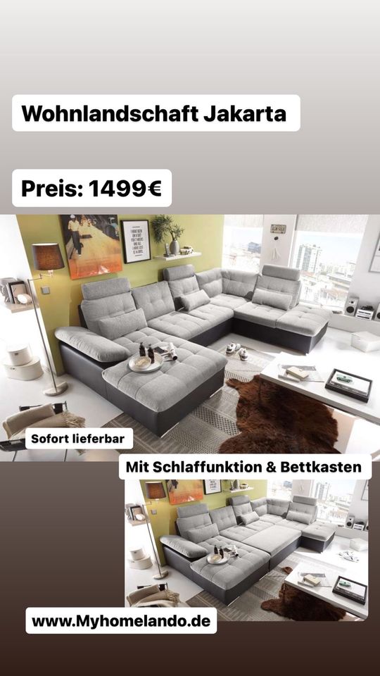 Sofa Couch Wohnlandschaft Top Sale Angebote sofort lieferbar in Hamburg