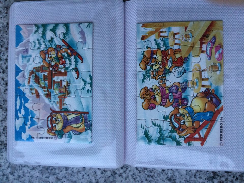 Sammlung Ü Ei Puzzle aus den 80ern und 90ern in Neustetten