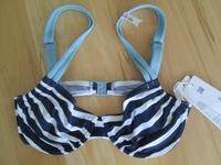 Bikini Oberteil v. Esprit, weiß/blau gestreift, 36/70C, Neu mit E Bayern - Velburg Vorschau