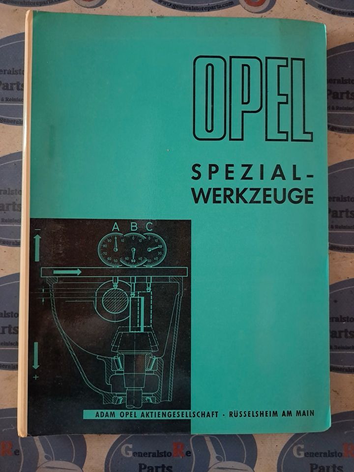 Opel Spezial Werkzeuge Teilekataloge KMI Set Original 1966 in Kämpfelbach